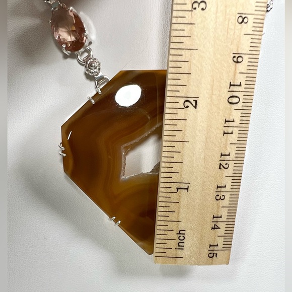 Solar Quartz 925 Gemstone Large Necklace ONLY - Picture 9 of 12